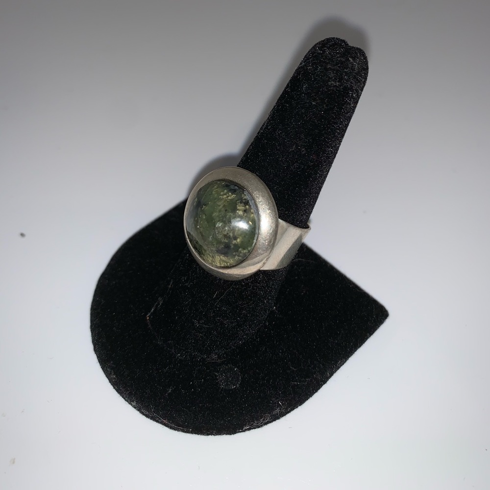 Free shipping-950 silver serpentine ring size 9